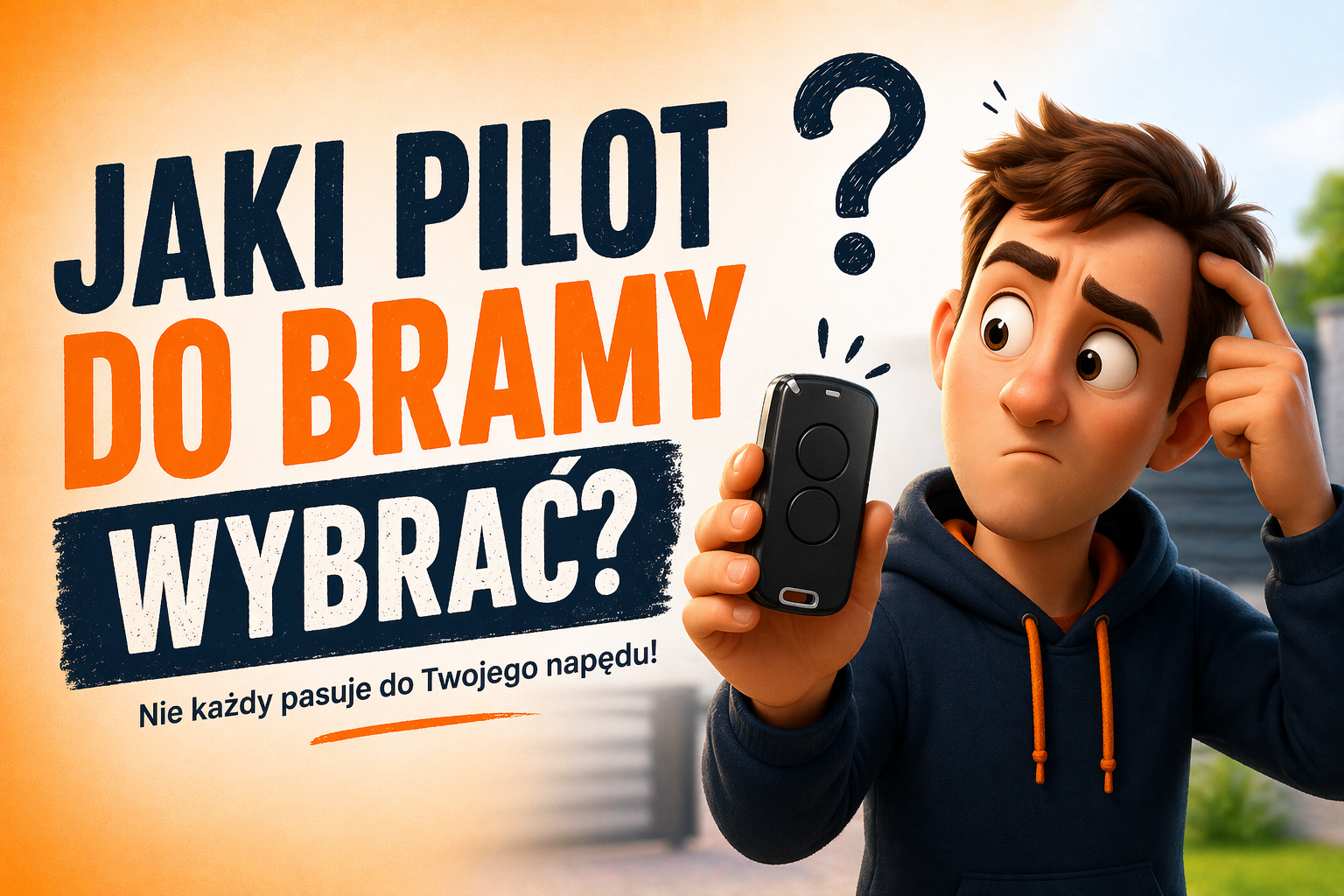Jaki pilot do bramy wybrać? Jak sprawdzić kompatybilność | sklep-napedy.pl